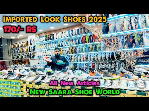 Imported Look Shoes ₹170 🤯😍 | New Branded Shoes | Ballimaran Shoes Market | Shoes Wholesale Market