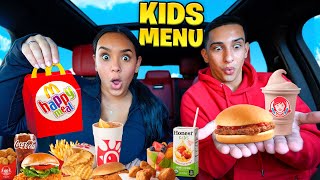 Trying EVERY Fast Food Kids Meal!