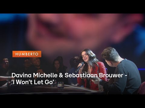 Davina Michelle en haar vriend Sebastiaan Brouwer spelen live ‘I Won’t Let Go’ | HUMBERTO