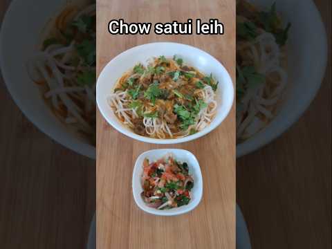 Chow satui leih/ Noodles with Beef curry#mizo street food#shorts