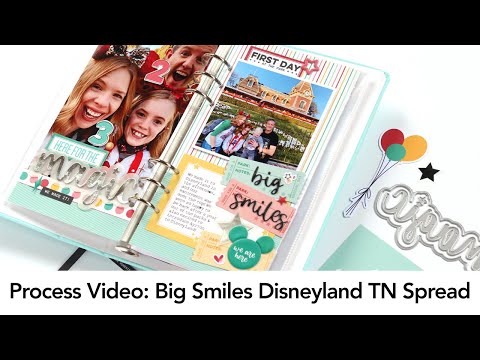 Big Smiles Traveler's Notebook Process Video