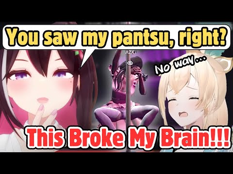 Iroha Gets Her Brain DESTROYED Watching AZKi's Sexy Pole Dance | HoloGTA[Hololive/EngSub/JpSub]