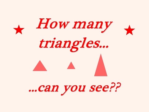 How many triangles can you see ???