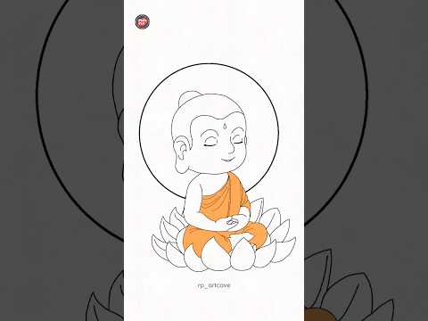 गौतम बुद्ध | Buddha Drawing 🙏 #shorts #short #buddha #trending #viral