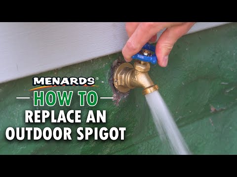 How To Replace an Outdoor Hose Spigot | Menards