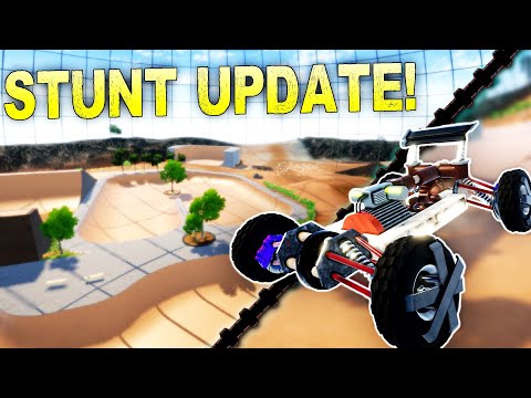 I Built a STUNT CAR for the New Stunt Showdown DLC in Screw Drivers!