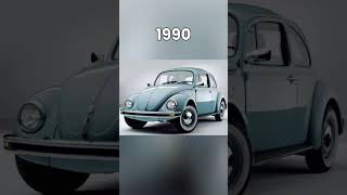 Evolution of Volkswagen Beetle (1940~2022) #shorts