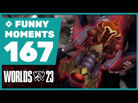 Carefully, he's a Hero - Funny Moments #167 Worlds 2023 Quarterfinals