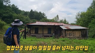 강원도 정선 첩첩산중 오지산골 사시사철 샘물이 철철철 흘러 넘치는 외딴집🏕 귀촌하고 싶은 빈집