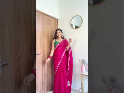 Saree & blouse combinations #youtubeshorts #colourcombination #colour #saree #sareedraping #sarees