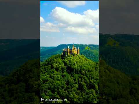 HOHENZOLLERN CASTLE IN GERMANY - 12K Scenic Relaxation Film #travel #drone #beautifuldestinations