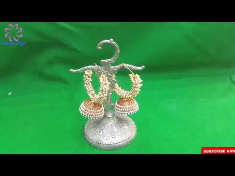 How To Make Party Wear Jhumka  AT Home DIY Jewellery BY Hooriya Style