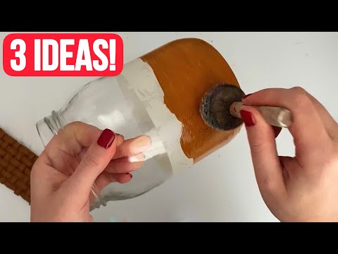 DIY ✨ 3 Easy and Creative Decorating Ideas with Glass Jars!