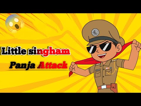 Little singham Panja Attack 😱 || With run