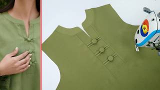 New and Amazing Techniques for Cutting and Sewing Beautiful Kurti Collar Neck Designs