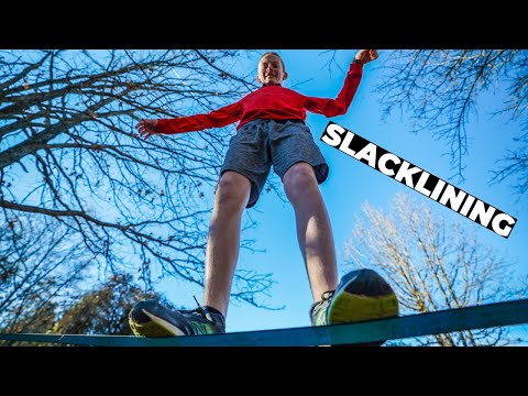 SLACKLINE PRACTICE | Family Slacklining | ZenMonkey Slacklines