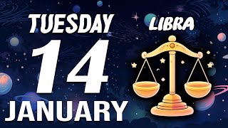 LIBRA ♎ Daily HOROSCOPE ❤ January 14, 2025 🔮 PREPARE YOURSELF 😫 A THREAT LOOMS ⚠️