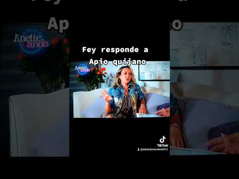 Fey responde a Apio Quijano #tendencias #fey #apioquijano #trendingvideo #vayavaya