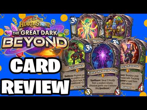 These NEW Cards GO BEYOND Expectations! Hearthstone The Great Dark Beyond Card Review