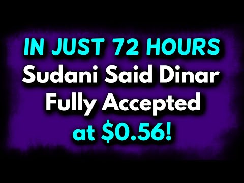 Iraqi Dinar💥In Just 72 Hours, Sudani Said Dinar Fully Accepted at $0.56!💥BREAKING IQD RV LIVE on TV