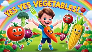 🥕 Yes Yes Vegetables ! 🌽🍅 | Fun & Healthy Kids Song 🎶✨ | Happy Hopper | Nursery Rhymes And Kids Song