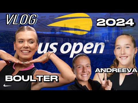 US OPEN 2024 Behind close doors. BOULTER, ANDREEVA, LYS interview. TENNIS PLAYERS PARTYING. GIVEAWAY