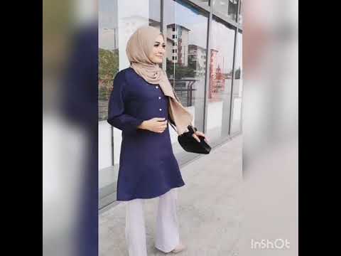 Zoe Arissa Muslimah Blouse Labuh Modest Wear