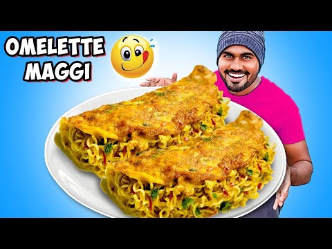 Omelet Maggi Recipe | Yummy Taste 🥚🍜🔥😋