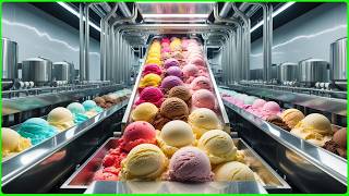 How Ice Cream Is Made in a Mega Factory With Modern Technology