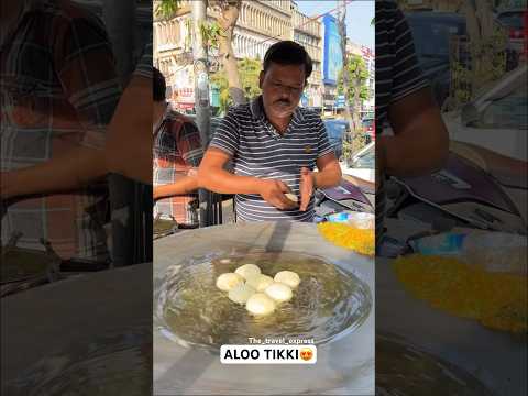 ALOO TIKKI😍 | Indian street food #shorts #viral #shortsvideo