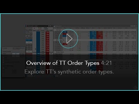 Overview of TT Order Types | TT® Futures Trading Platform