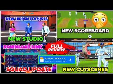 🔥Real Cricket 25 5+ Update Released Full Review+ Process🤯 | Download Link