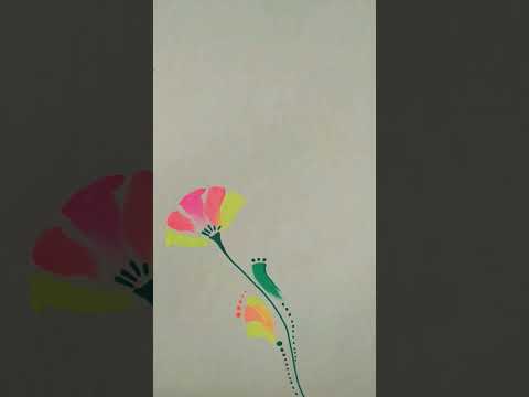 Pen Art #tingideas #colour #neon #penart #paintingtutorial #art