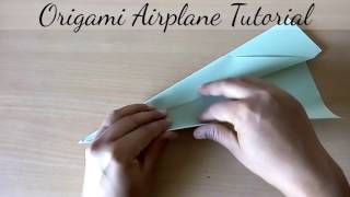 Easy Tutorial for Beginners-DIY Origami Airplane