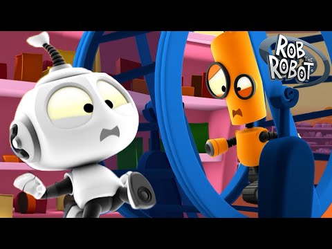 Pet Sitting Wheely Got Out of Hand! 🐹| Rob The Robot | Preschool Learning