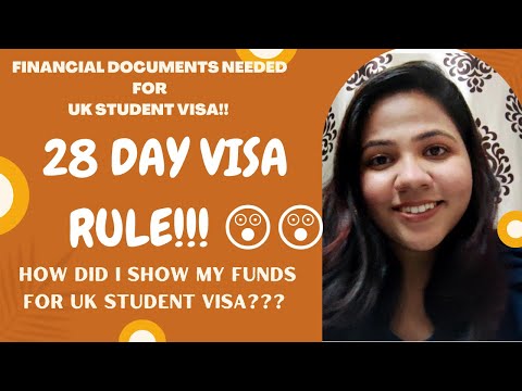 28 DAY VISA RULE UK| FINANCIAL DOCUMENTS YOU NEED TO SHOW FOR UK STUDENT VISA| UK STUDENT VISA FUNDS