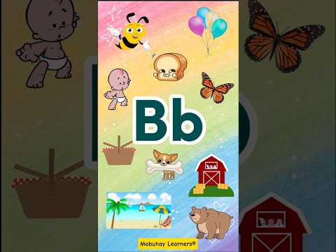 Letter B | Words that Start with B | Alphabets | Mabuhay Learners Shorts #preschool #kindergarten