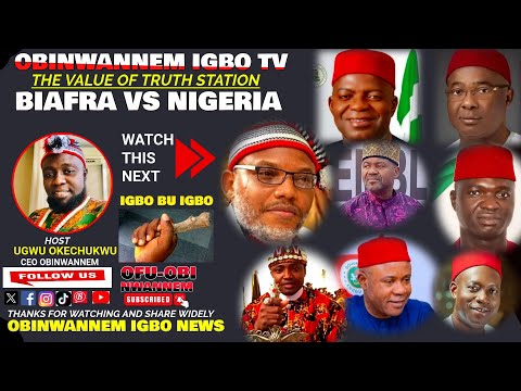 BIAFRA/NIGERIA MATTERS: THE ONLY WAY TO END INSECURITY IN IGBO LAND