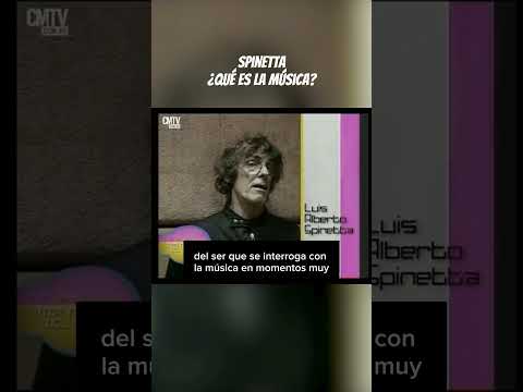 SPINETTA: ¿Qué es la música? #spinetta #queeslamusica #musica #luisalbertospinetta