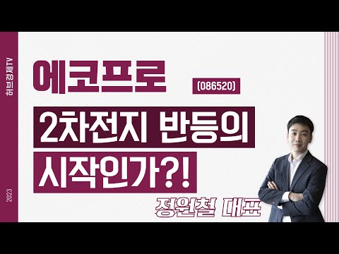 에코프로 (086520) - 2차전지 반등의 시작인가?!