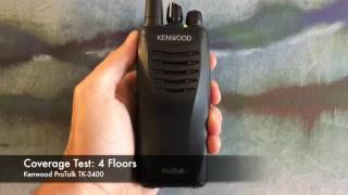 Radio Coverage Test: Kenwood ProTalk TK-3400 (Inside Building)