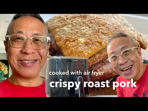 Crispy roast pork airfryer | Philips air fryer making crispy roast pork | Sio Bak | Siew Yok