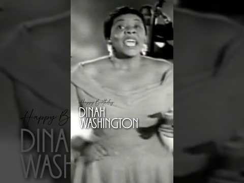 Happy Birthday, Dinah Washington! #dinahwashington #heavenlybirthday #100YearsOfDinah #dinamites