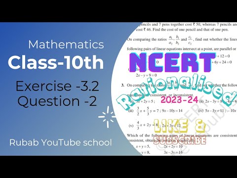 Class-10 || Maths Ch-3 ,Ex-3.2, Q-2|| Rationalised NCERT 2023-24||CBSC board@ScholarSpot329