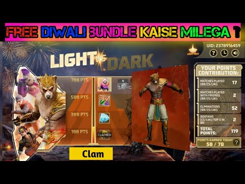 Light vs Dark Event | How to complete mission | Diwali event full details | Free fire |