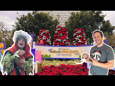 Epcot Festival of the Holidays 2023 Guide | NEW Food | Storytellers & More! Walt Disney World