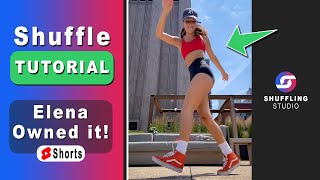 How to Shuffle Dance Tutorial 2022 🔥 Combo Shuffle Tutorial on a viral TikTok Song with Elena Cruz