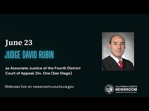 Commission on Judicial Appointments: Judge David Rubin