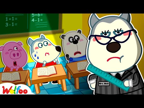 When your Mother is a Teacher 👩‍🏫😂 Wolfoo Family Funny Stories | Wolfoo Channel