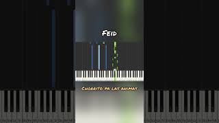 COMO TOCAR CHORRITO PA LAS ANIMAS - FEID EN PIANO #chorritopalasanimas #feid #piano #shorts